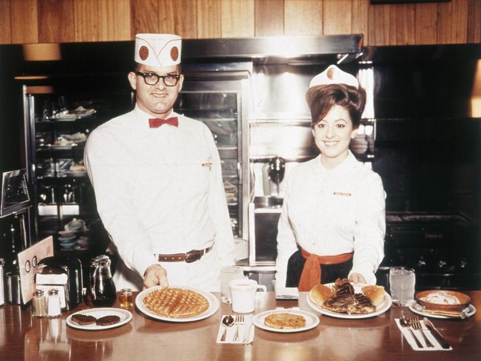 Classic photo of Waffle House employees