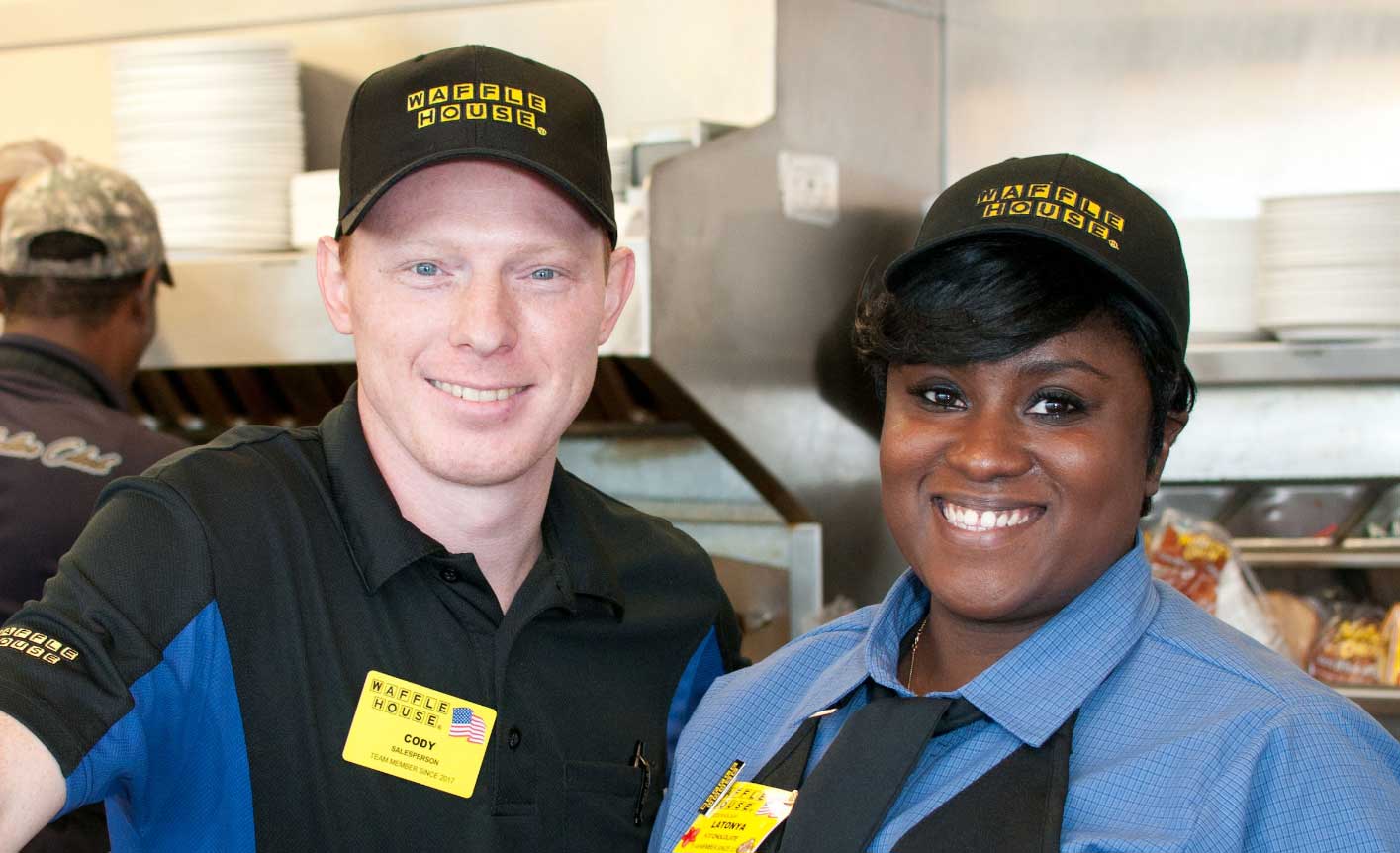 Happy Waffle House Employees