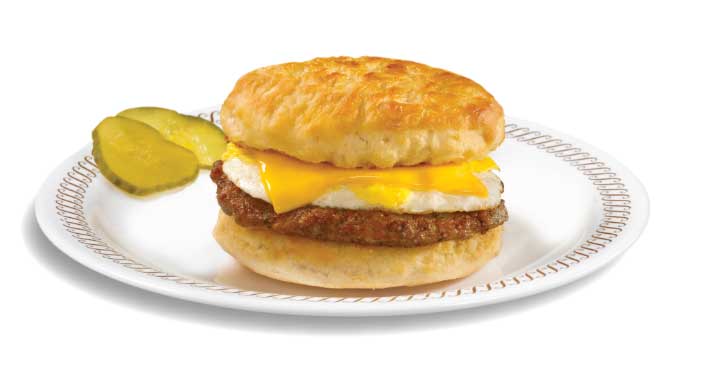 Sausage Egg and Cheese Biscuit