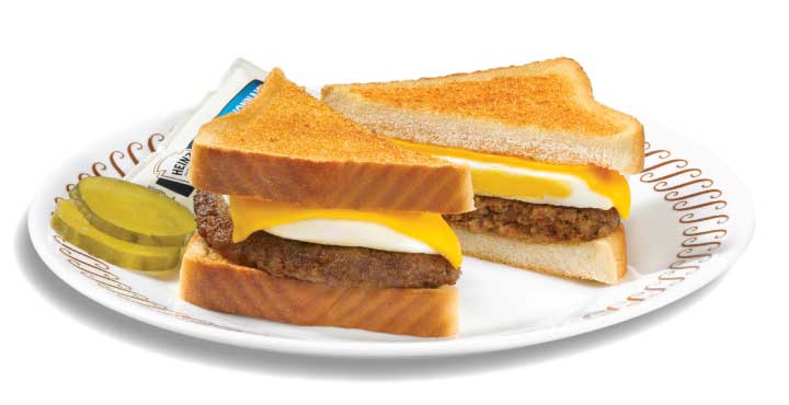 Sausage Egg and Cheese Breakfast Sandwich