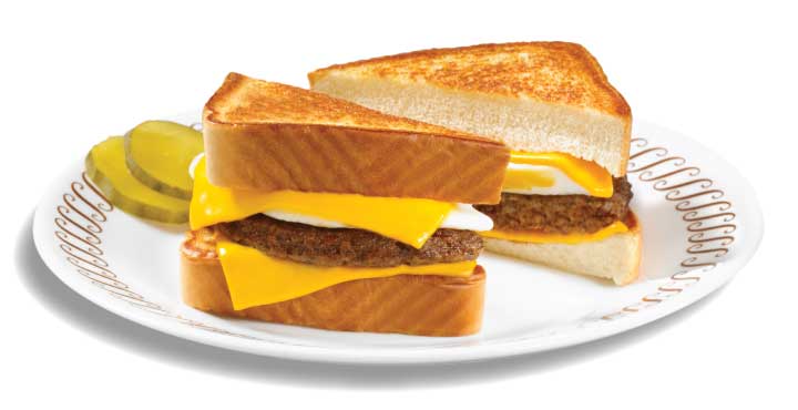 Texas Sausage Egg and Cheese Melt