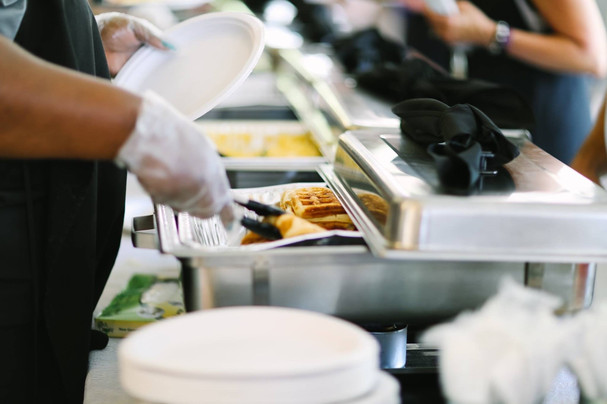 Interior of modern Waffle House restaurant
